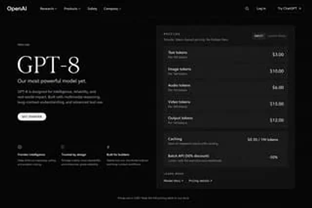 Example generated from “Dark Mode AI API Pricing Page Mockup”