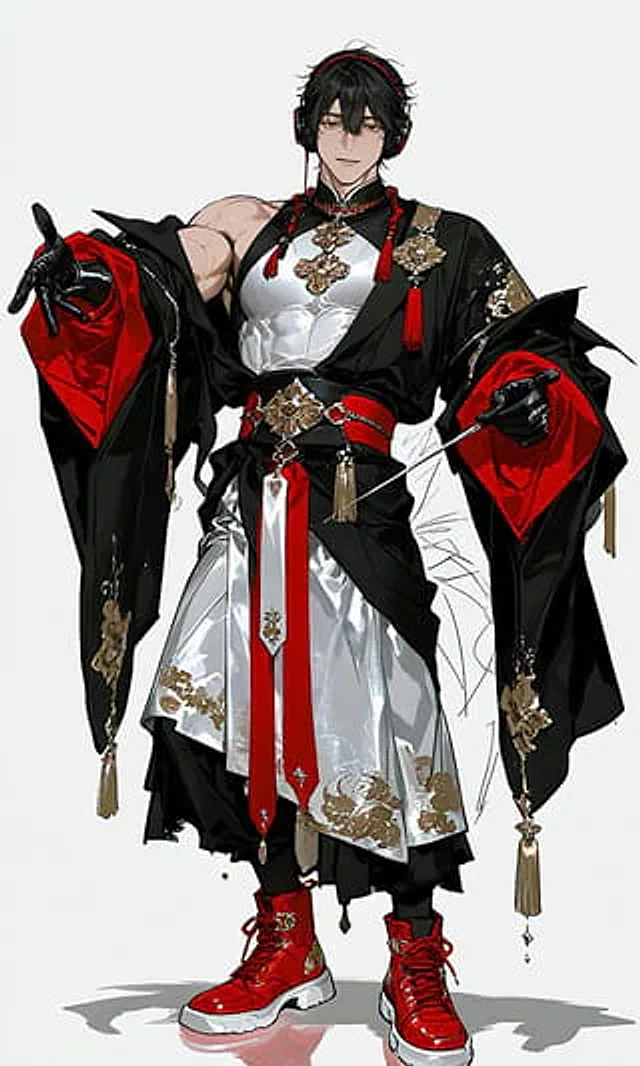 Example generated from “Japanese-Western Fusion Fashion Model”