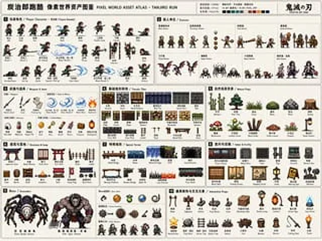 Example generated from “Pixel Game Asset Atlas Template”
