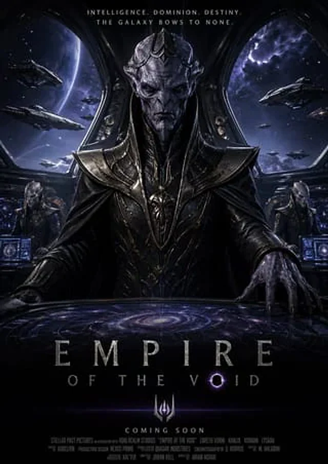 Example generated from “Dark Space Emperor Movie Poster”