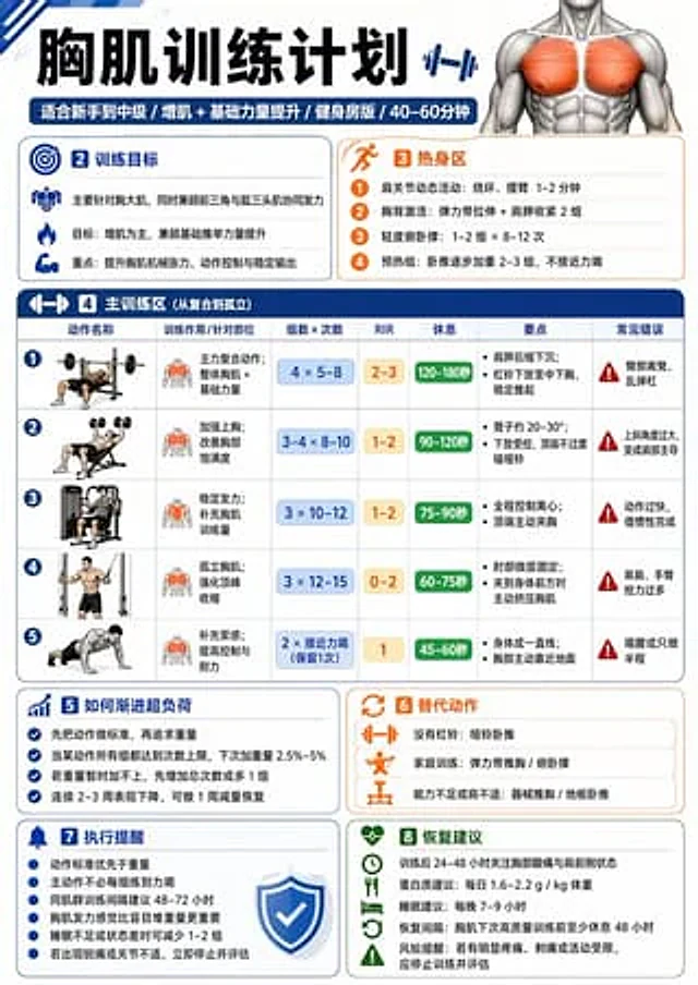 Example generated from “一张中文健身信息图”