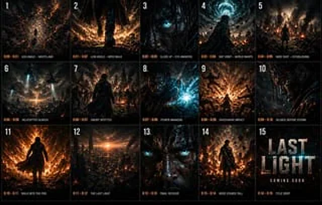 Example generated from “Cinematic 3x3 Storyboard Grid”