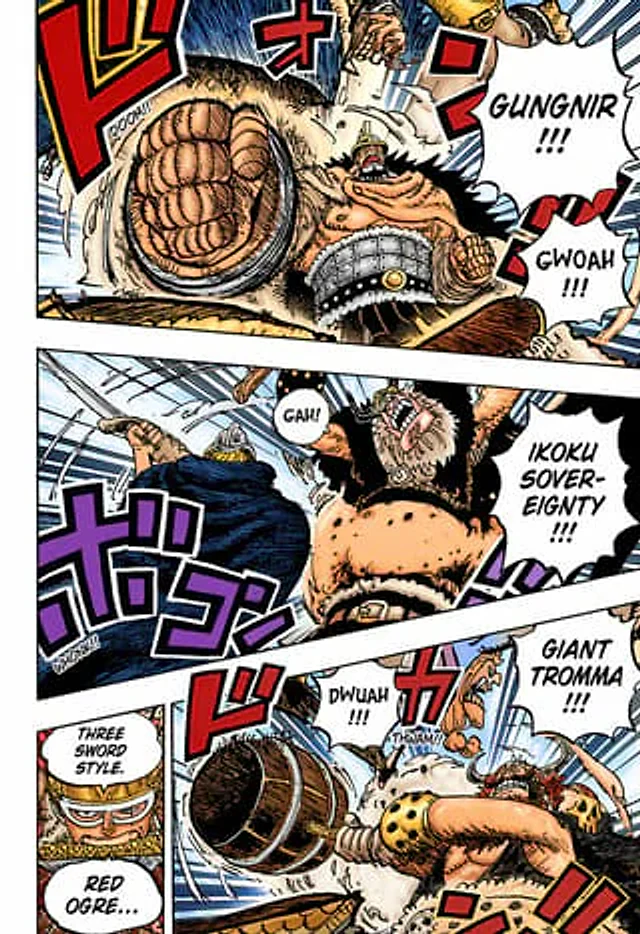 Example generated from “Colored Shonen Manga Battle Page”