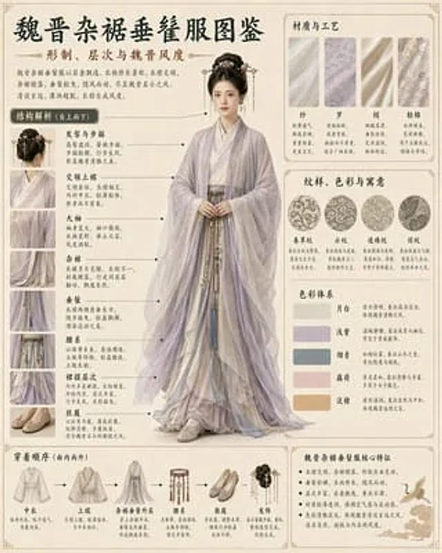 Example generated from “Traditional Clothing Infographic Guide”
