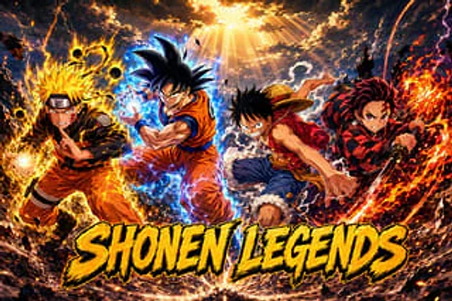 Example generated from “Epic Shonen Crossover Poster”