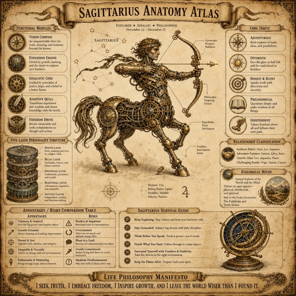 Zodiac Fantasy Mechanical Atlas Illustration — ClawLabs AI · MIT