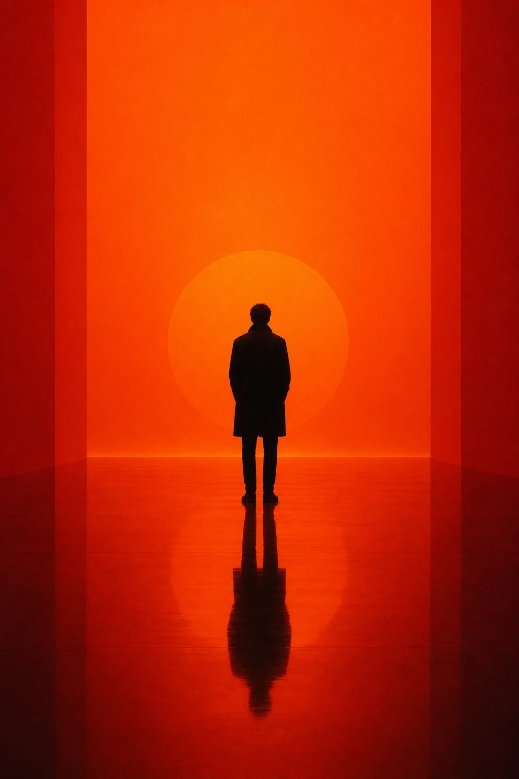 Silhouette in Orange Gradient — ClawLabs AI · MIT