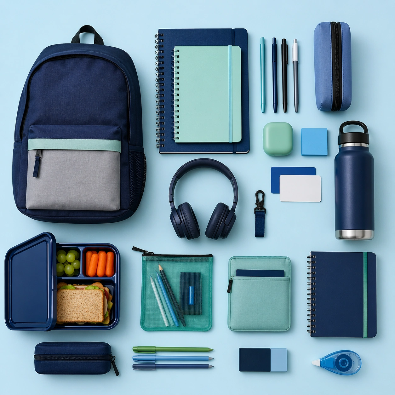 Back-to-School Organizer Flatlay — ChaosRealmsAI · MIT