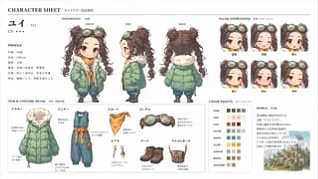 Example generated from “Official Character Sheet (JP)”