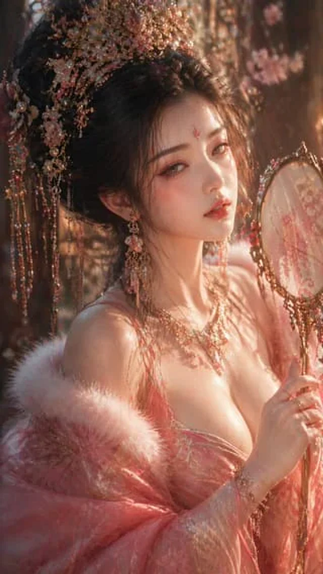 Example generated from “Tang Dynasty Aesthetic CG Illustration”