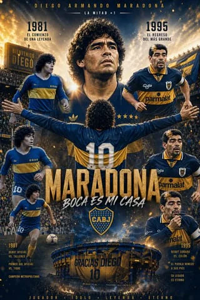 Example generated from “Maradona Boca Juniors Infographic Poster”