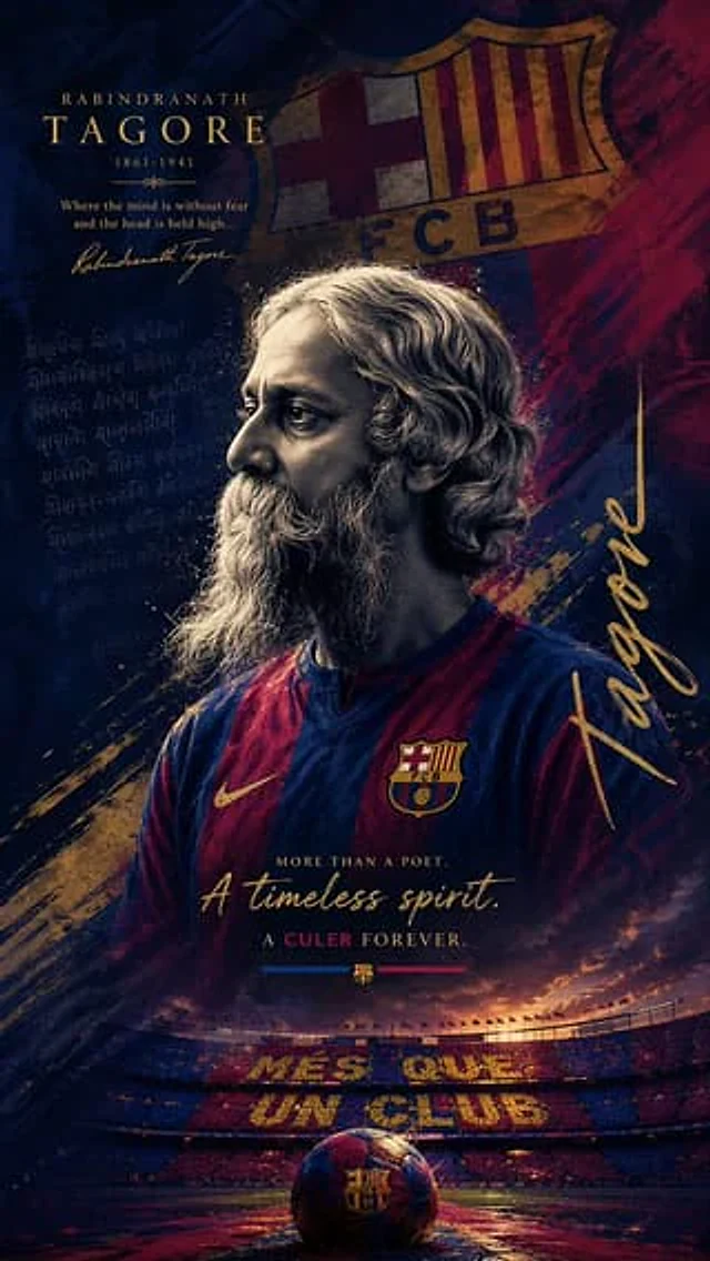 Example generated from “Epic FC Barcelona Heritage Poster”