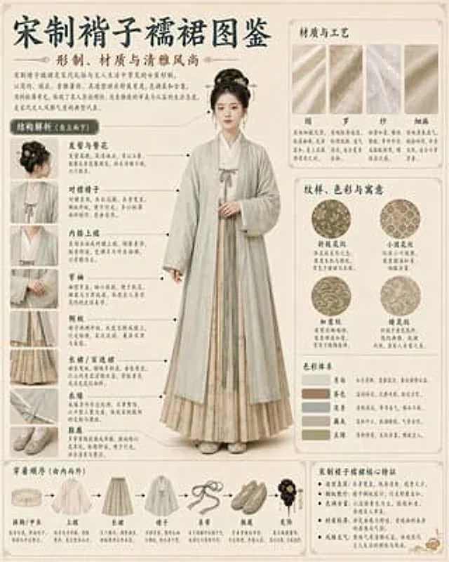Example generated from “Song Dynasty Hanfu Infographic Guide”