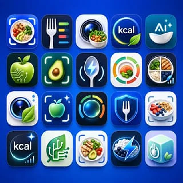 Example generated from “Healthy Nutrition App Logo Grid”