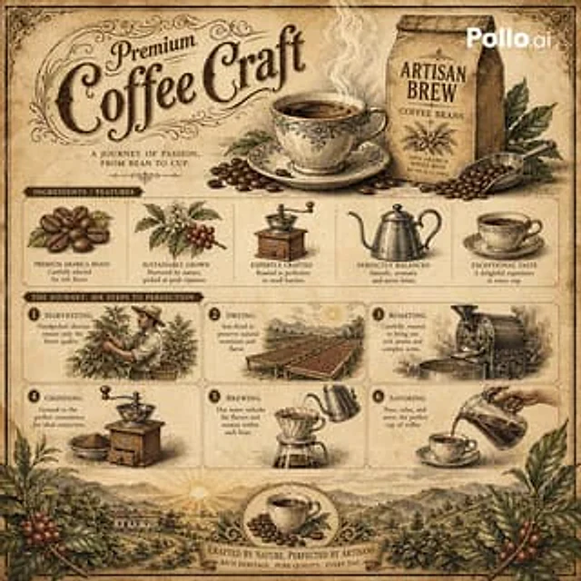 Example generated from “Vintage Botanical Infographic”