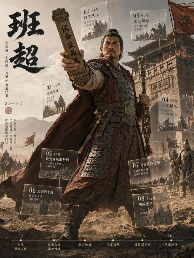 Example generated from “3D Chinese Historical Figure Archive Poster”