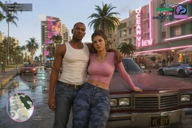 Example generated from “GTA 6 CJ and Lucia crossover”