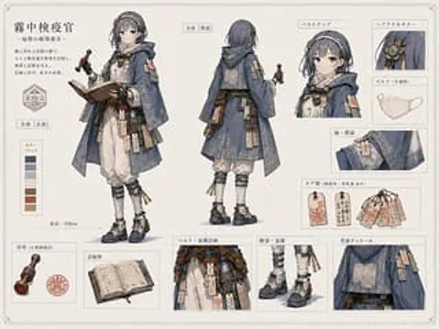 Example generated from “Realistic Character Proportion Adjustment”