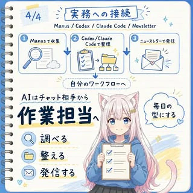 Example generated from “Japanese AI Workflow Notebook Infographic”