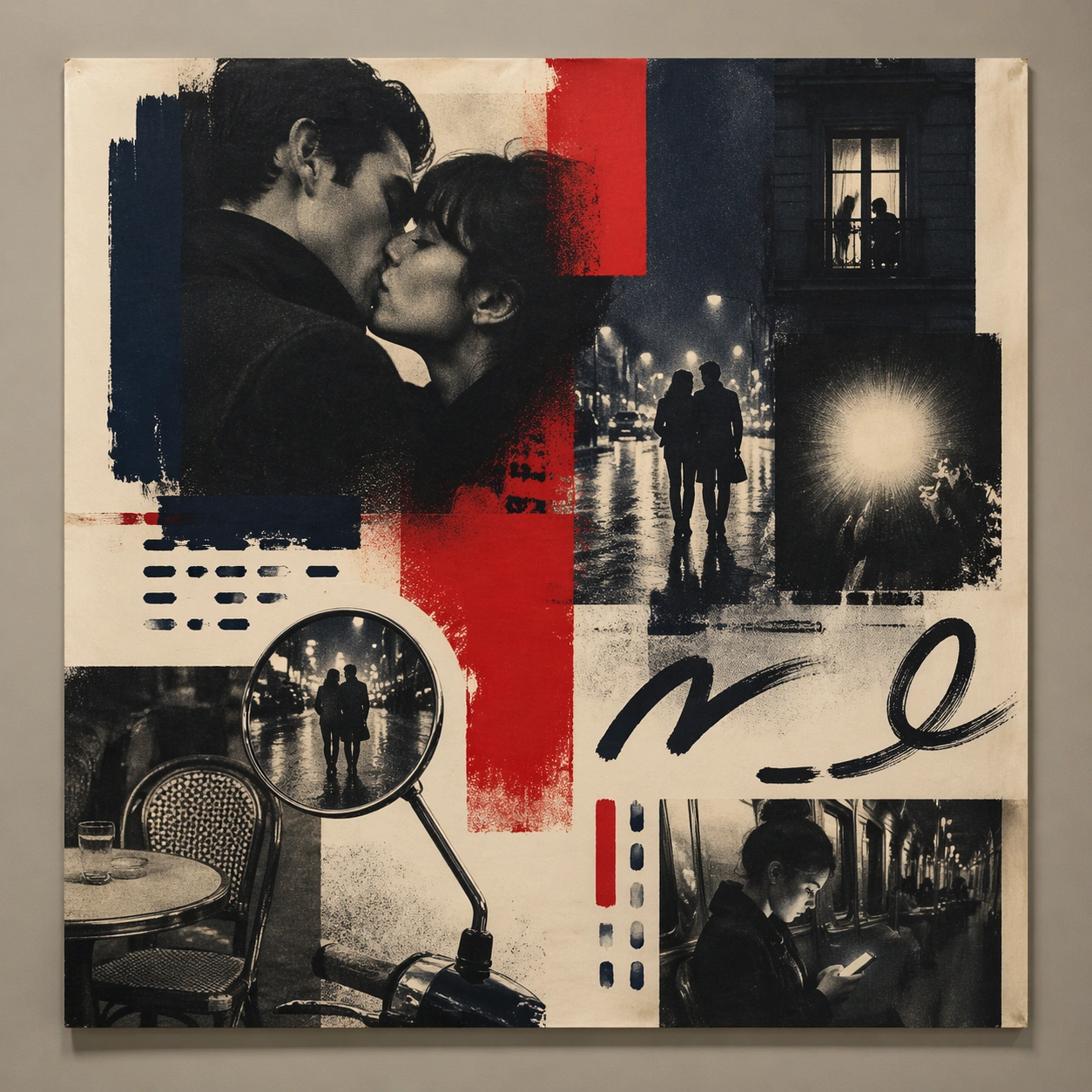 French New-Wave Romance Poster Study — ChaosRealmsAI · MIT