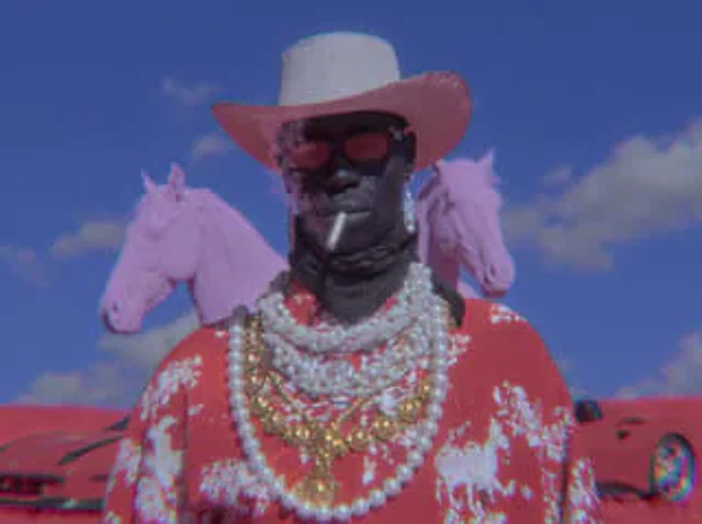 Example generated from “Surreal Cowboy Fashion Portrait”