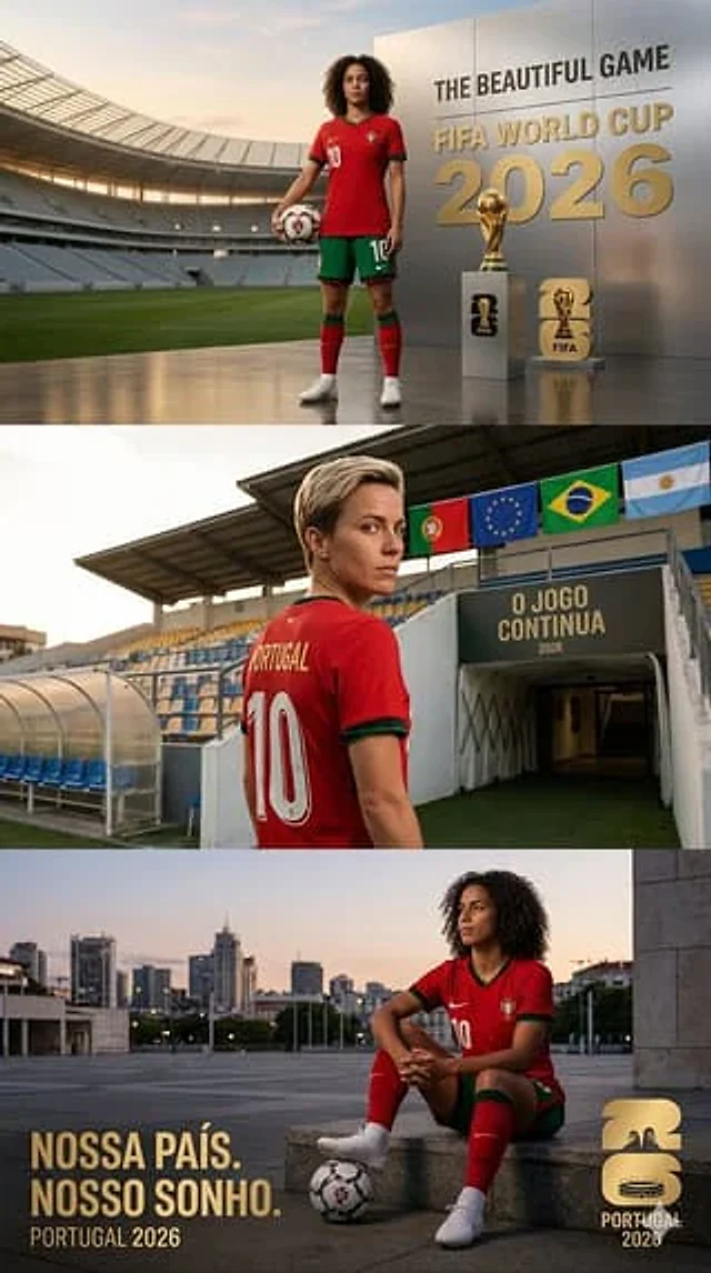 Example generated from “Portugal World Cup 2026 poster”