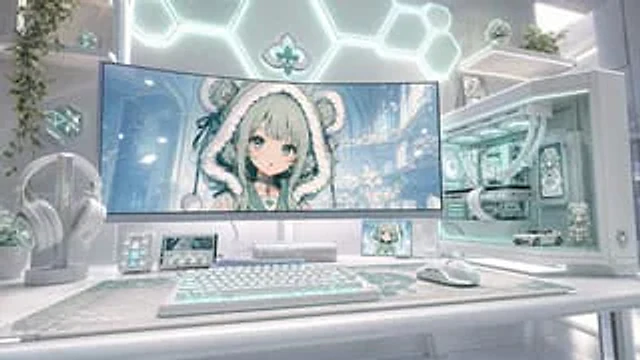 Example generated from “Pastel Anime Gaming Desk Setup”