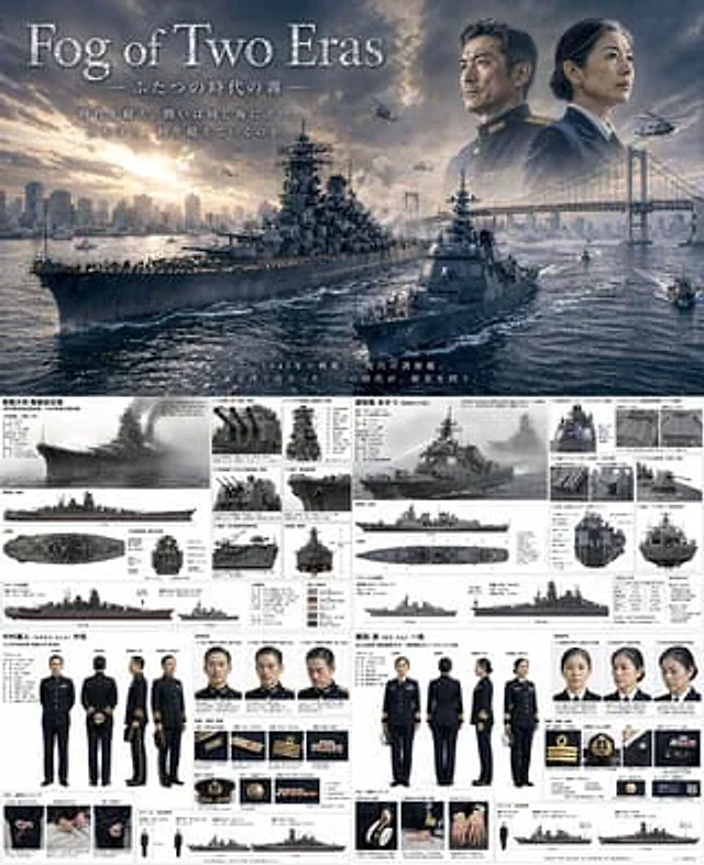 Example generated from “Dual-Era Naval Drama Poster & Spec Sheet”