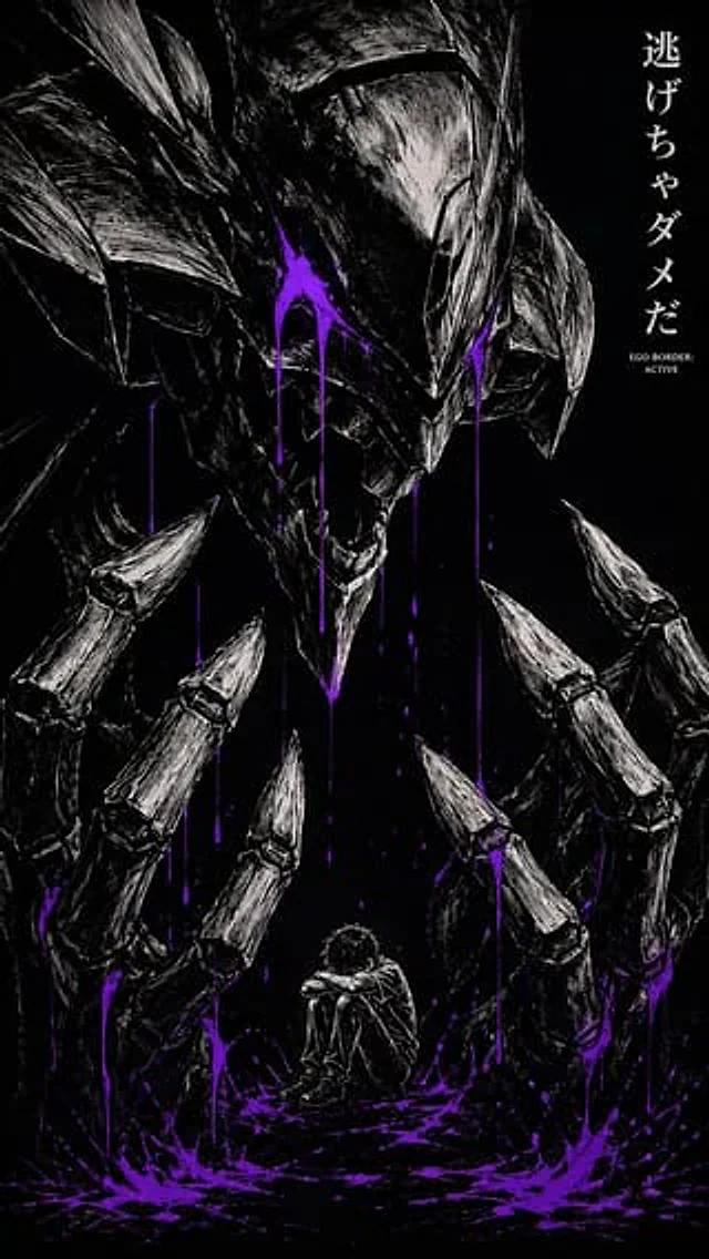 Example generated from “Dark Manga Monster Poster”