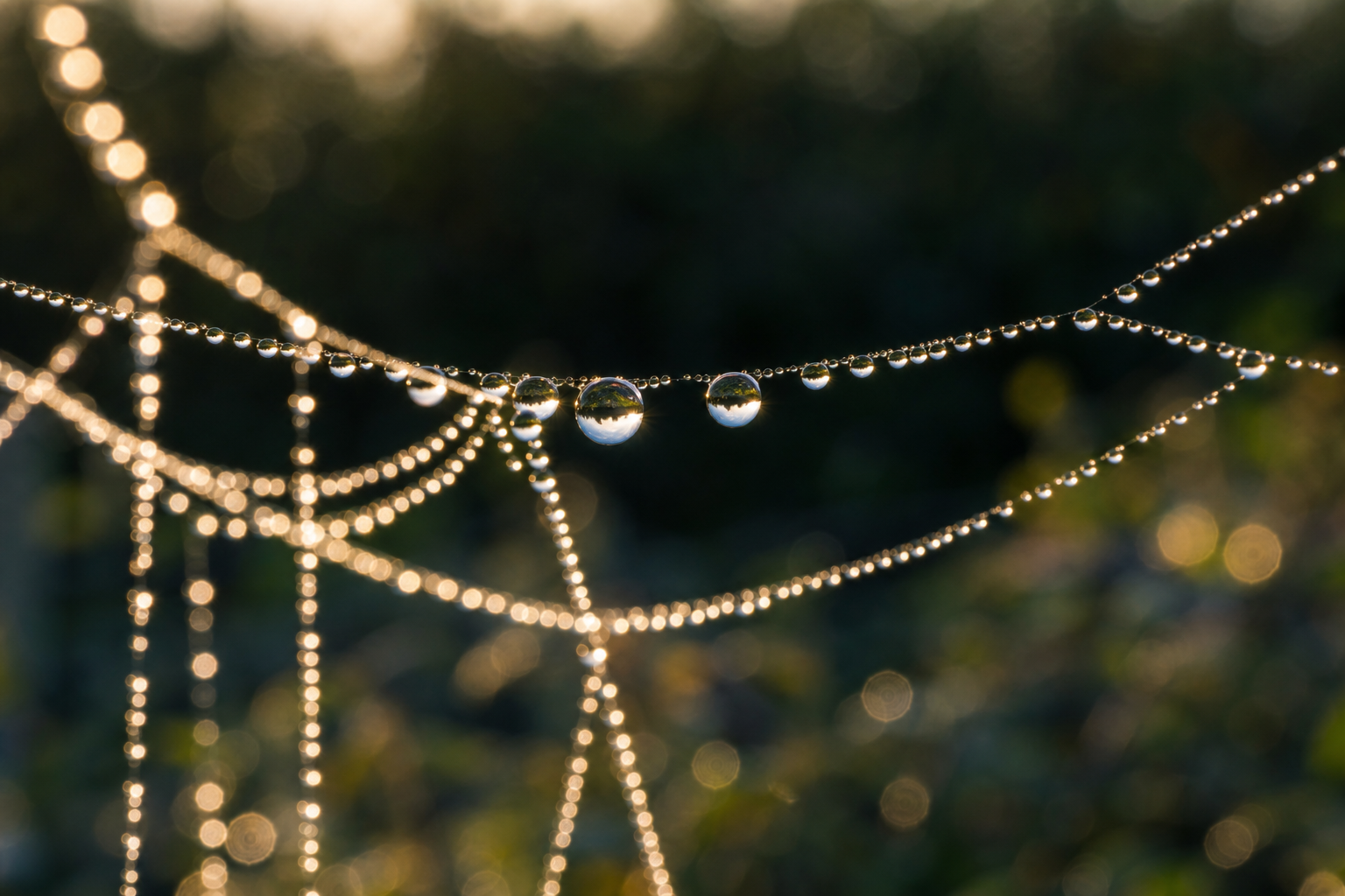 Example generated from “Dew on Spiderweb Synthetic Macro Study — Shuryne · MIT”