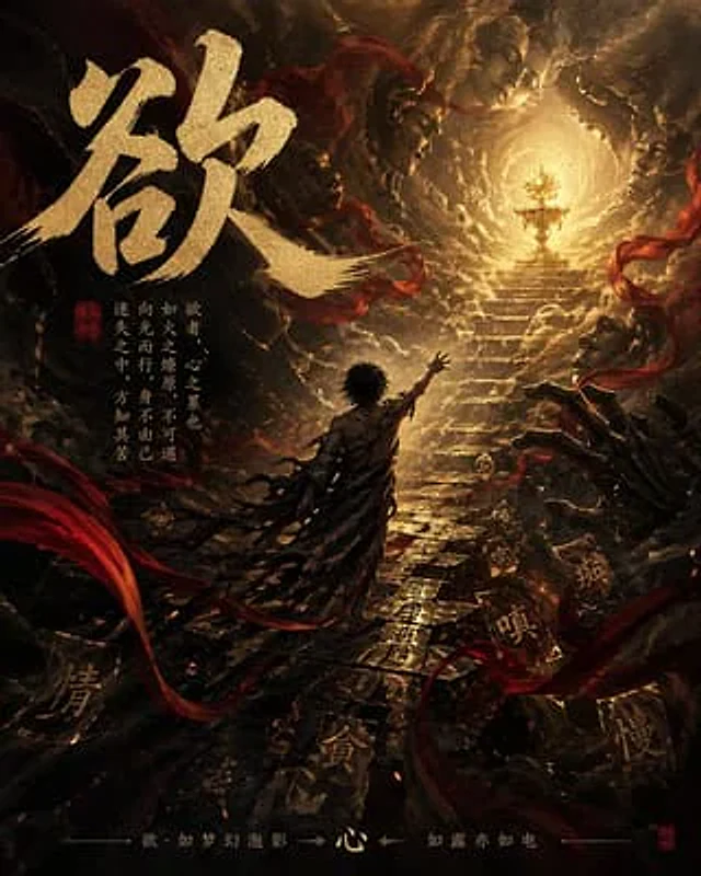 Example generated from “Dark Chinese Fantasy Desire Poster”