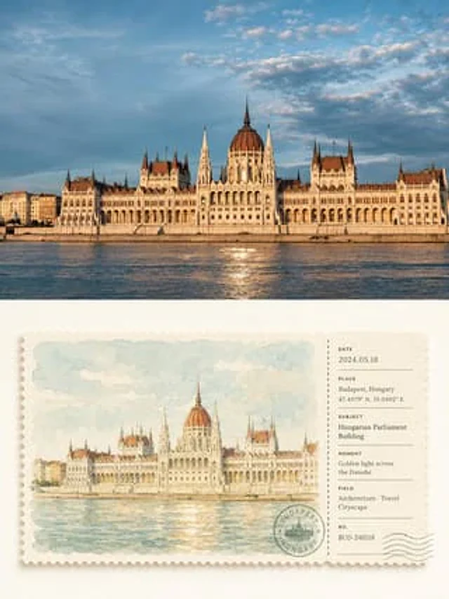 Example generated from “Watercolor Postcard Ticket Style Poster”