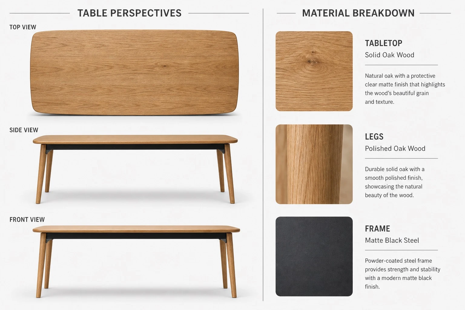 Furniture Product Sheet Layout — ClawLabs AI · MIT