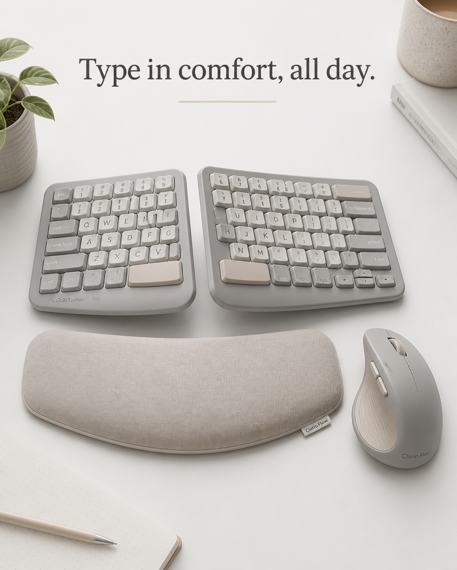 Example generated from “Clario Ergonomic Keyboard Set — API Models · CC BY 4.0”