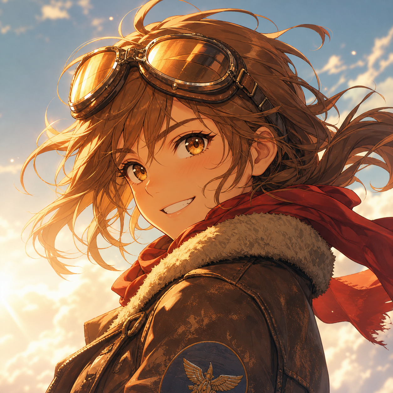 Example generated from “Vintage Aviator Anime Avatar — API Models · CC BY 4.0”