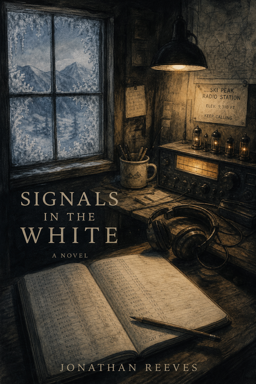 Unfinished Radio Log Novel-Cover Concept — Shuryne · MIT