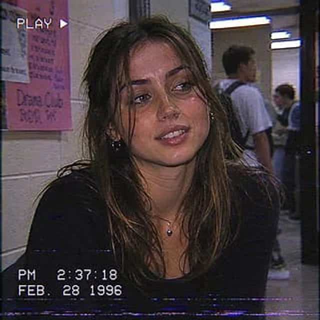 Example generated from “Vintage VHS High School Portrait”