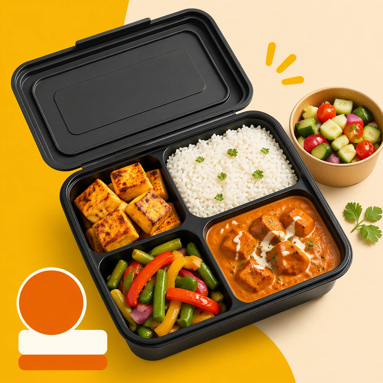 Lunch Box Delivery Hero Card — ChaosRealmsAI · MIT