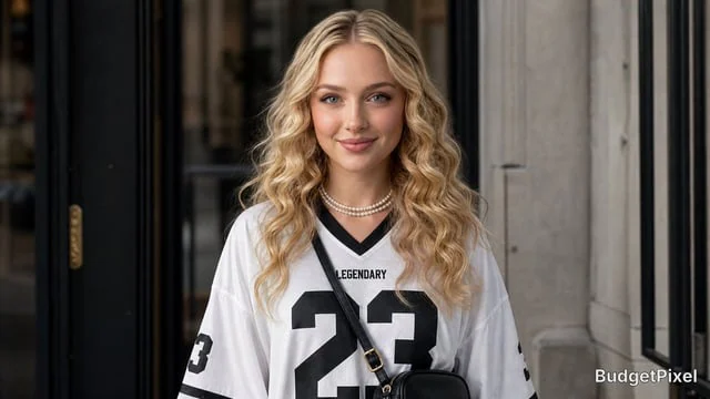 Example generated from “Blonde Character Portrait Prompt”