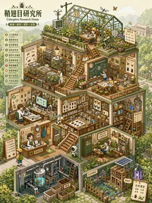 Example generated from “Isometric Micro-World Cross-Section Archive”