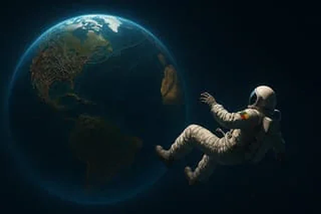 Example generated from “Astronaut Beside Living Earth”
