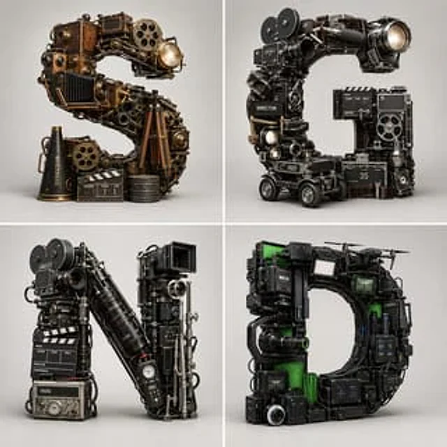 Example generated from “Filmmaking Eras Typographic Grid”