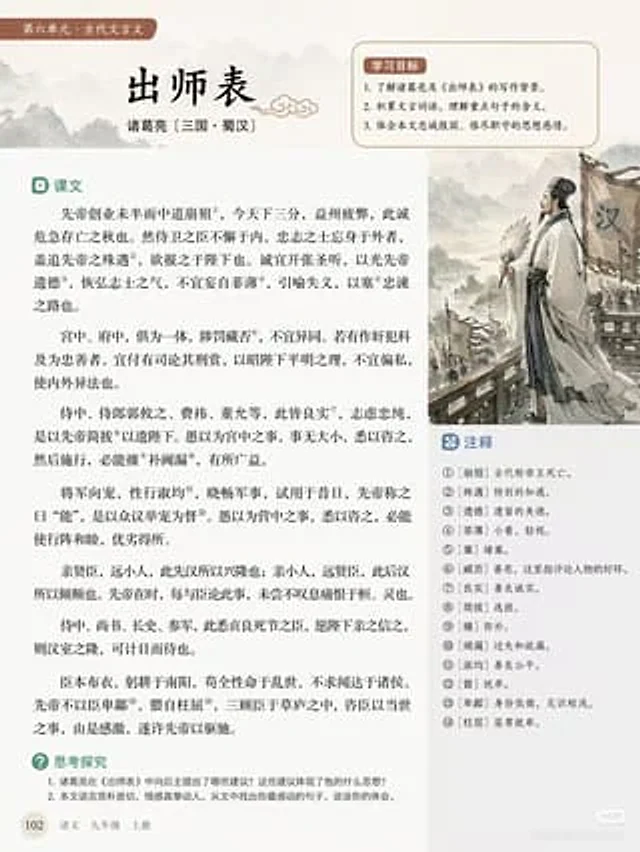 Example generated from “Chinese Literature Textbook Page Layout”