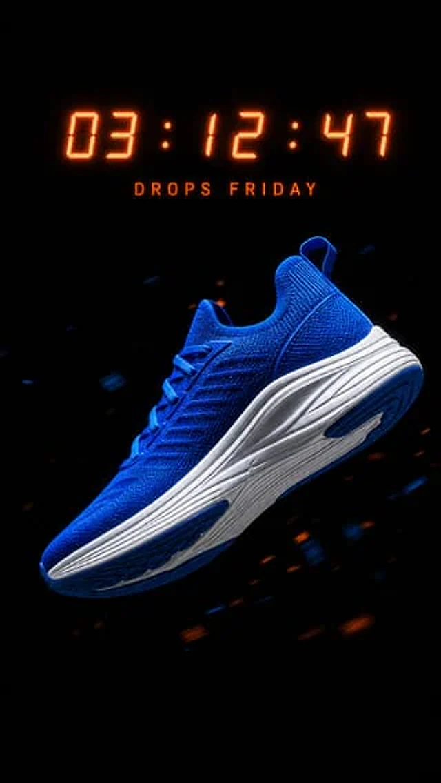 Example generated from “Story — Sneaker Drop Countdown”