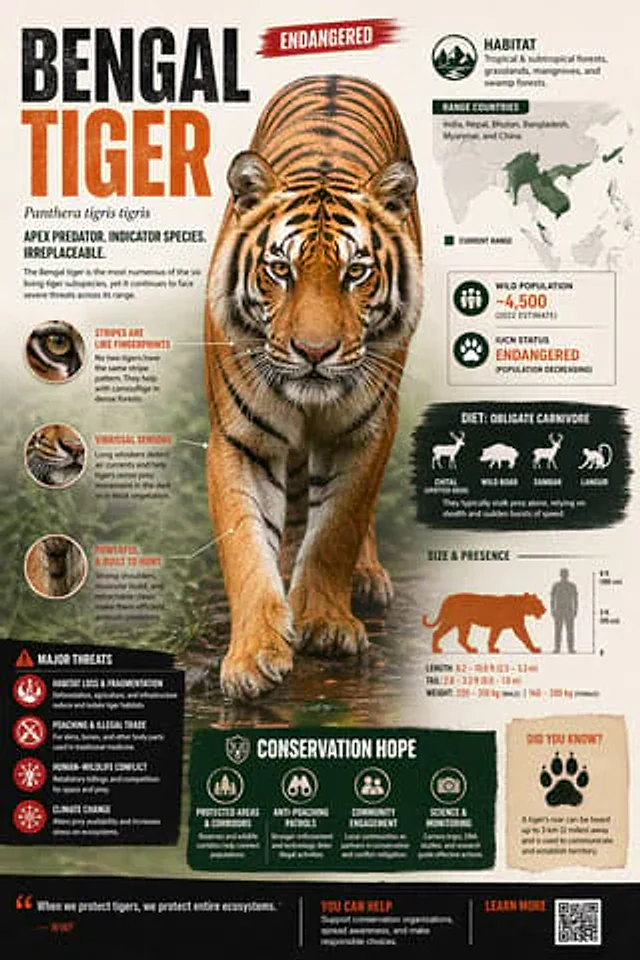 Example generated from “GPT Image 2 endangered animal infographic prompt”